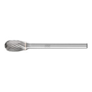 PFERD TOOLS Hartmetall Frässtift Tropfen TRE Ø 06x10mm Schaft-Ø 3 mm Z5 universal fein