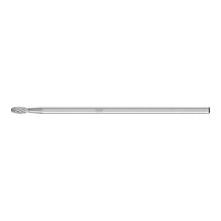 PFERD TOOLS Hartmetall Frässtift Tropfen TRE Ø 03x07 mm Schaft-Ø 3x75 mm Z3P universal mittel kreuzverzahnt