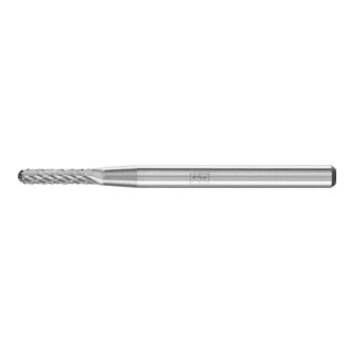 PFERD TOOLS Hartmetall Frässtift Walzenrund WRC Ø 02x10mm Schaft-Ø 3 mm Z4 universal mittel fein