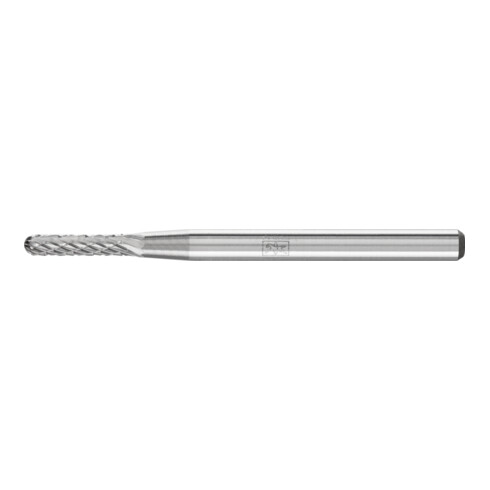 PFERD TOOLS Hartmetall Frässtift Walzenrund WRC Ø 02x10mm Schaft-Ø 3 mm Z4 universal mittel fein