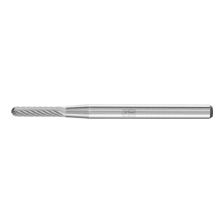 PFERD TOOLS Hartmetall Frässtift Walzenrund WRC Ø 02x10mm Schaft-Ø 3 mm Z5 universal fein