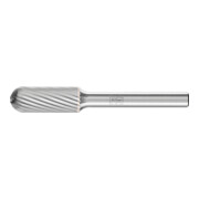 PFERD TOOLS Hartmetall Frässtift Walzenrund WRC Ø 10x25 mm Schaft-Ø 6 mm Z3 universal mittel
