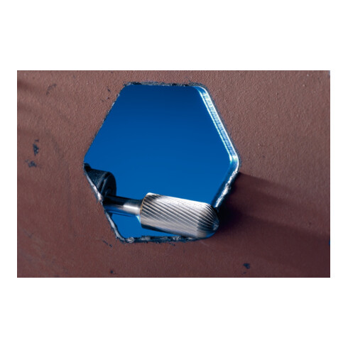 PFERD TOOLS Hartmetall Frässtift Walzenrund WRC Ø 12x25 mm Schaft-Ø 6 mm Z5 universal fein