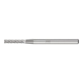 PFERD TOOLS Hartmetall Frässtift Zylinder ZYA Ø 02x10mm Schaft-Ø 3 mm Z3P universal mittel kreuzverzahnt