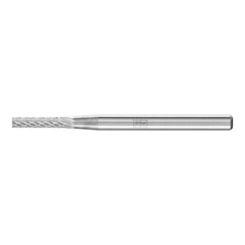 PFERD TOOLS Hartmetall Frässtift Zylinder ZYA Ø 02x10mm Schaft-Ø 3 mm Z4 universal mittel fein