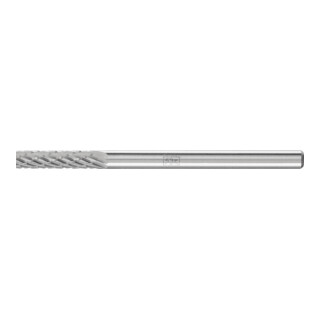 PFERD TOOLS Hartmetall Frässtift Zylinder ZYA Ø 03x13 mm Schaft-Ø 3 mm Z3P universal mittel kreuzverzahnt