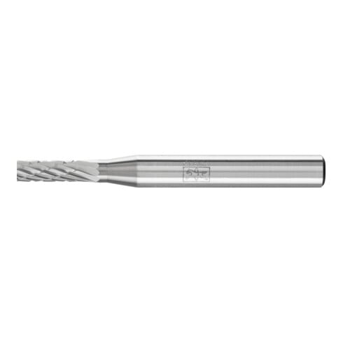 PFERD TOOLS Hartmetall Frässtift Zylinder ZYA Ø 04x13 mm Schaft-Ø 6 mm Z3P universal mittel kreuzverzahnt