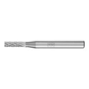 PFERD TOOLS Hartmetall Frässtift Zylinder ZYA Ø 04x13 mm Schaft-Ø 6 mm Z3P universal mittel kreuzverzahnt