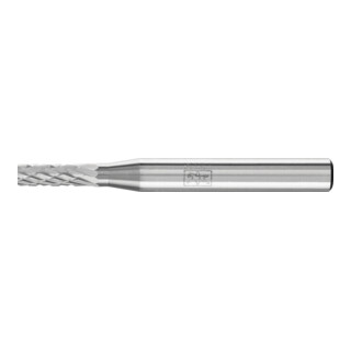PFERD TOOLS Hartmetall Frässtift Zylinder ZYA Ø 04x13 mm Schaft-Ø 6 mm Z4 universal mittel fein