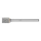 PFERD TOOLS Hartmetall Frässtift Zylinder ZYA Ø 06x07 mm Schaft-Ø 3 mm Z3P universal mittel kreuzverzahnt-1