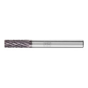 PFERD TOOLS Hartmetall Frässtift Zylinder ZYA Ø 06x16mm Schaft-Ø 6mm Z3P universal mittel kreuzverzahnt HICOAT