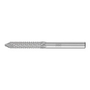 PFERD TOOLS Hartmetall Frässtift Zylinder ZYA Ø 06x25 mm Schaft-Ø 6 mm FVKS ZBS für Kunststoffe (GFK/CFK)