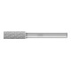 PFERD TOOLS Hartmetall Frässtift Zylinder ZYA Ø 08x20mm Schaft-Ø 6 mm Z3P universal mittel kreuzverzahnt-1