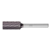 PFERD TOOLS Hartmetall Frässtift Zylinder ZYA Ø 12x25mm Schaft-Ø 6mm Z3P universal mittel kreuzverzahnt HICOAT