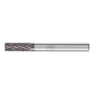 PFERD TOOLS Hartmetall Frässtift Zylinder ZYA Ø 06x16mm Schaft-Ø 6mm Z3P universal mittel kreuzverzahnt HICOAT