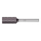 PFERD TOOLS Hartmetall Frässtift Zylinder ZYA Ø 12x25mm Schaft-Ø 6mm Z3P universal mittel kreuzverzahnt HICOAT