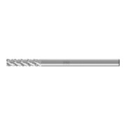 PFERD TOOLS Hartmetall Frässtift Zylinder ZYAS stirnverzahnt 03x13mm Schaft-Ø 3mm TITANIUM für Titan