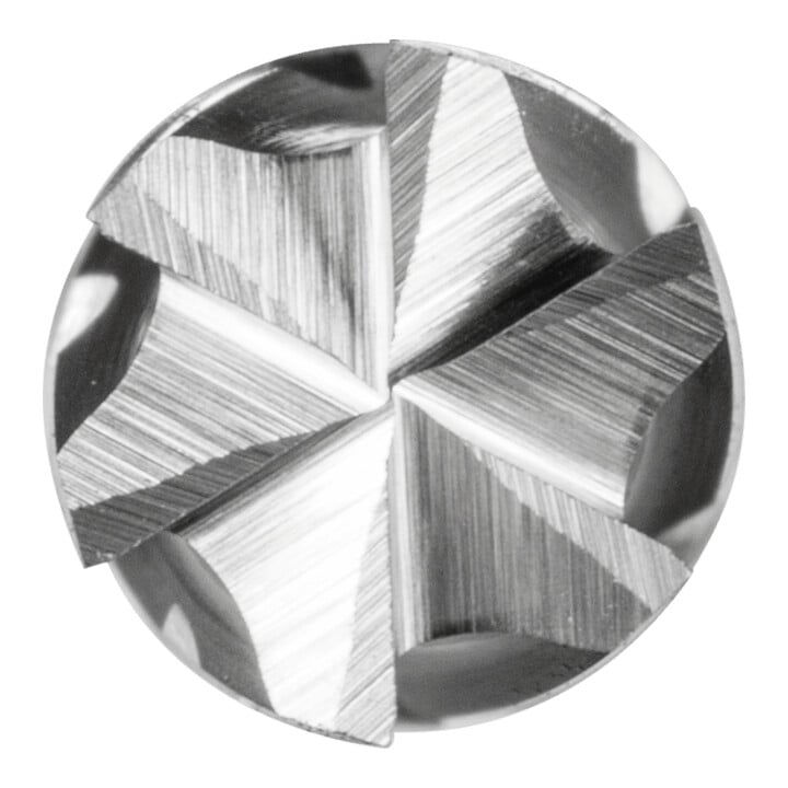 PFERD TOOLS Hartmetall Frässtift Zylinder ZYAS stirnverzahnt 03x13mm Schaft-Ø 3mm TITANIUM für Titan