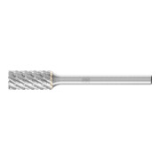 PFERD TOOLS Hartmetall Frässtift Zylinder ZYAS stirnverzahnt 06x13mm Schaft-Ø 3mm TITANIUM für Titan
