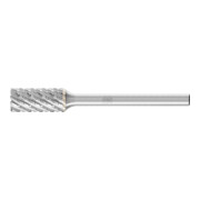 PFERD TOOLS Hartmetall Frässtift Zylinder ZYAS stirnverzahnt 06x13mm Schaft-Ø 3mm TITANIUM für Titan