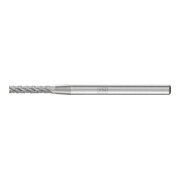 PFERD TOOLS Hartmetall Frässtift Zylinder ZYAS stirnverzahnt Ø 02x10mm Schaft-Ø 3mm Z3P universal mittel kreuzverzahnt