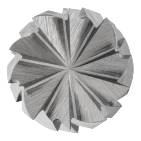 PFERD TOOLS Hartmetall Frässtift Zylinder ZYAS stirnverzahnt Ø 03x13mm Schaft-Ø 3mm Z3P universal mittel kreuzverzahnt