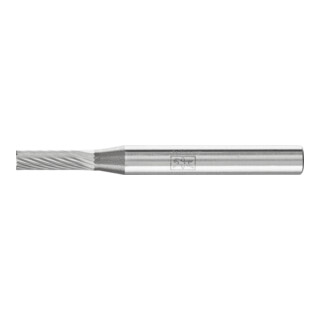 PFERD TOOLS Hartmetall Frässtift Zylinder ZYAS stirnverzahnt Ø 04x13 mm Schaft-Ø 6 mm Z5 universal fein