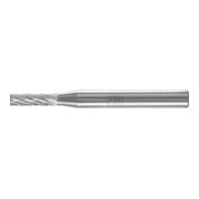 PFERD TOOLS Hartmetall Frässtift Zylinder ZYAS stirnverzahnt Ø 04x13mm Schaft-Ø 6mm Z3P universal mittel kreuzverzahnt
