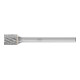 PFERD TOOLS Hartmetall Frässtift Zylinder ZYAS stirnverzahnt Ø 06x07mm Schaft-Ø 3mm Z3P universal mittel kreuzverzahnt-1