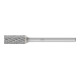 PFERD TOOLS Hartmetall Frässtift Zylinder ZYAS stirnverzahnt Ø 06x13mm Schaft-Ø 3mm Z3P universal mittel kreuzverzahnt-1