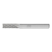 PFERD TOOLS Hartmetall Frässtift Zylinder ZYAS stirnverzahnt Ø 06x16mm Schaft-Ø 6mm Z4 universal mittel fein