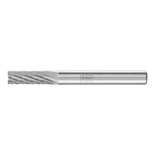 PFERD TOOLS Hartmetall Frässtift Zylinder ZYAS stirnverzahnt Ø 06x16mm Schaft-Ø 6mm Z4 universal mittel fein