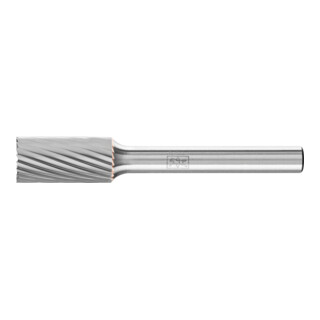 PFERD TOOLS Hartmetall Frässtift Zylinder ZYAS stirnverzahnt Ø 10x20mm Schaft-Ø 6 mm Z3 universal mittel