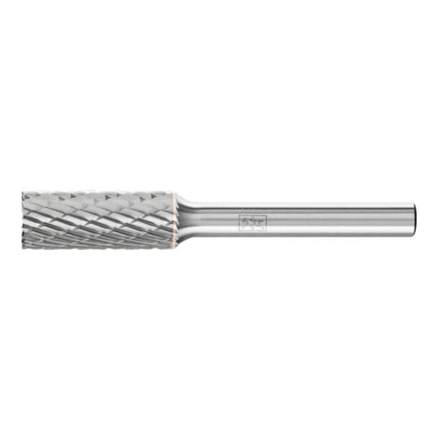 PFERD TOOLS Hartmetall Frässtift Zylinder ZYAS stirnverzahnt Ø 10x25mm Schaft-Ø 6mm Z3P universal mittel kreuzverzahnt
