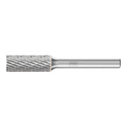 PFERD TOOLS Hartmetall Frässtift Zylinder ZYAS stirnverzahnt Ø 10x25mm Schaft-Ø 6mm Z3P universal mittel kreuzverzahnt