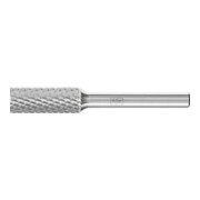PFERD TOOLS Hartmetall Frässtift Zylinder ZYAS stirnverzahnt Ø 10x25mm Schaft-Ø 6mm Z4 universal mittel fein