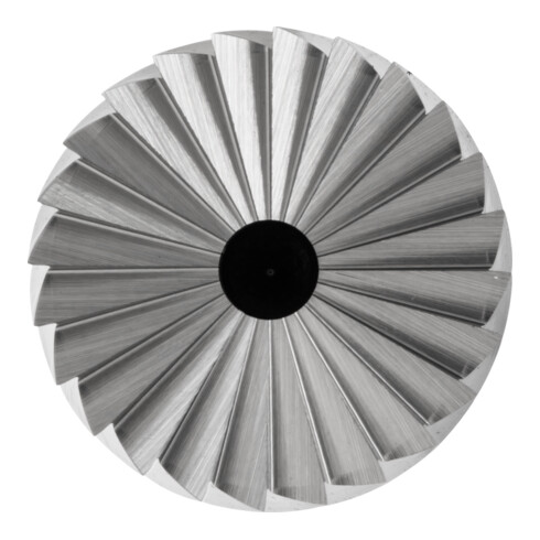 PFERD TOOLS Hartmetall Frässtift Zylinder ZYAS stirnverzahnt Ø 12x25 mm Schaft-Ø 6 mm Z3 universal mittel