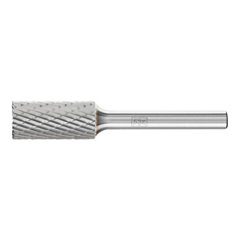 PFERD TOOLS Hartmetall Frässtift Zylinder ZYAS stirnverzahnt Ø 12x25mm Schaft-Ø 6mm Z3P universal mittel kreuzverzahnt