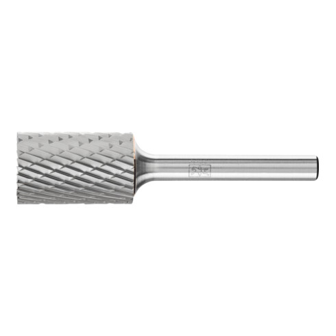 PFERD TOOLS Hartmetall Frässtift Zylinder ZYAS stirnverzahnt Ø 16x25mm Schaft-Ø 6mm Z3P universal mittel kreuzverzahnt