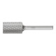 PFERD TOOLS Hartmetall Frässtift Zylinder ZYAS stirnverzahnt Ø 16x25mm Schaft-Ø 6mm Z4 universal mittel fein-1