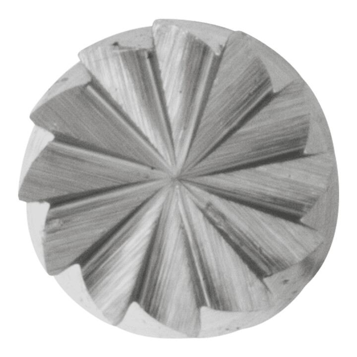 PFERD TOOLS Hartmetall Frässtift Zylinder ZYAS stirnverzahnt Ø 02x10mm Schaft-Ø 3 mm Z5 universal fein