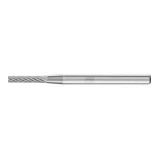 PFERD TOOLS Hartmetall Frässtift Zylinder ZYAS stirnverzahnt Ø 02x10mm Schaft-Ø 3mm Z4 universal mittel fein