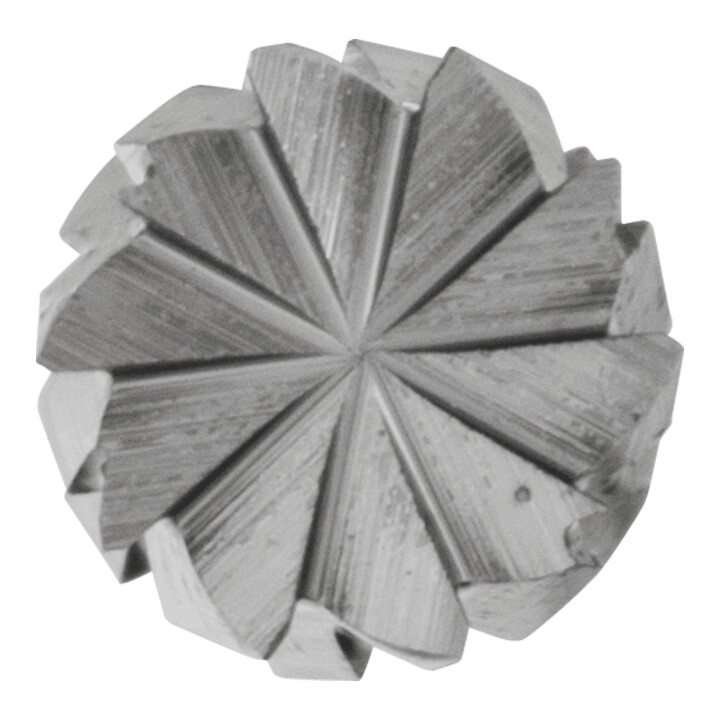 PFERD TOOLS Hartmetall Frässtift Zylinder ZYAS stirnverzahnt Ø 02x10mm Schaft-Ø 3mm Z4 universal mittel fein