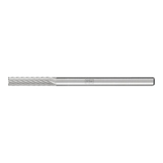PFERD TOOLS Hartmetall Frässtift Zylinder ZYAS stirnverzahnt Ø 03x13 mm Schaft-Ø 3 mm Z5 universal fein
