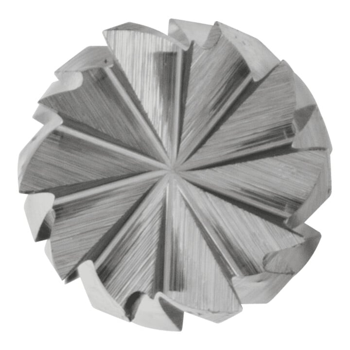 PFERD TOOLS Hartmetall Frässtift Zylinder ZYAS stirnverzahnt Ø 03x13mm Schaft-Ø 3x75mm Z3P universal mittel kreuzverzahnt