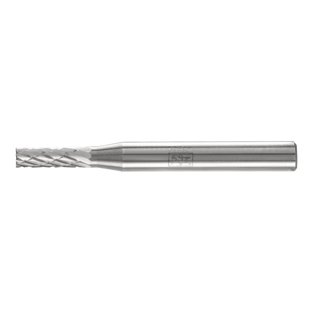 PFERD TOOLS Hartmetall Frässtift Zylinder ZYAS stirnverzahnt Ø 04x13mm Schaft-Ø 6mm Z3P universal mittel kreuzverzahnt