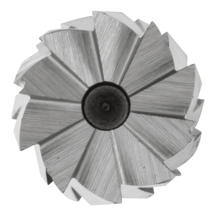 PFERD TOOLS Hartmetall Frässtift Zylinder ZYAS stirnverzahnt Ø 04x13mm Schaft-Ø 6mm Z4 universal mittel fein