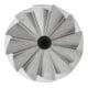 PFERD TOOLS Hartmetall Frässtift Zylinder ZYAS stirnverzahnt Ø 06x16 mm Schaft-Ø 6 mm Z3 universal mittel