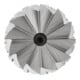 PFERD TOOLS Hartmetall Frässtift Zylinder ZYAS stirnverzahnt Ø 06x16mm Schaft-Ø 6mm Z4 universal mittel fein