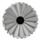 PFERD TOOLS Hartmetall Frässtift Zylinder ZYAS stirnverzahnt Ø 08x20mm Schaft-Ø 6mm Z4 universal mittel fein